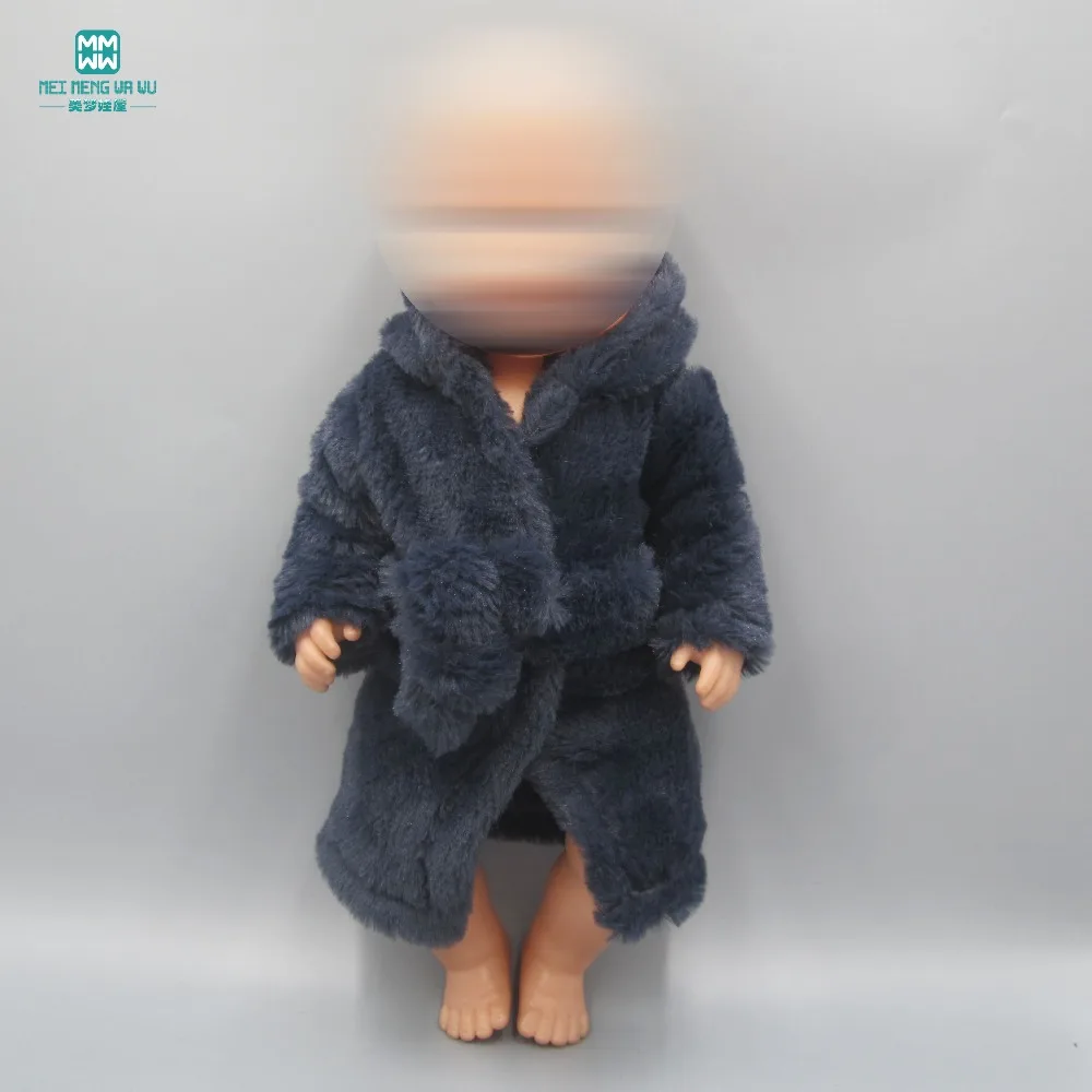 Doll Clothes for 43cm-45cm baby doll accessories and American doll fashion Pajamas bathrobe
Doll Clothes for 43cm-45cm baby doll accessories and American doll fashion Pajamas bathrobe