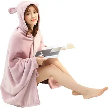 Flannel Fleece Blanket thick Soft Travel Blankets cute cartoon Shawl blanket with hat Sofa car Warm Nap blanket bedding quilts
Flannel Fleece Blanket thick Soft Travel Blankets cute cartoon Shawl blanket with hat Sofa car Warm Nap blanket bedding quilts