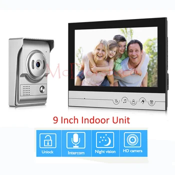 9 inch Video Door Phone Doorbell Home Security Intercom System IR Night Vision Camera Intercom Door Bell System
9 inch Video Door Phone Doorbell Home Security Intercom System IR Night Vision Camera Intercom Door Bell System