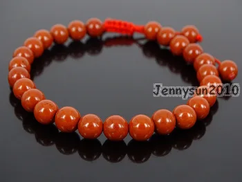 Handmade 6mm Adjustable Natural Red Ja-sper Gems Stone Round Beads Bracelet Healing Reiki 5 Strands/Pack
Handmade 6mm Adjustable Natural Red Ja-sper Gems Stone Round Beads Bracelet Healing Reiki 5 Strands/Pack