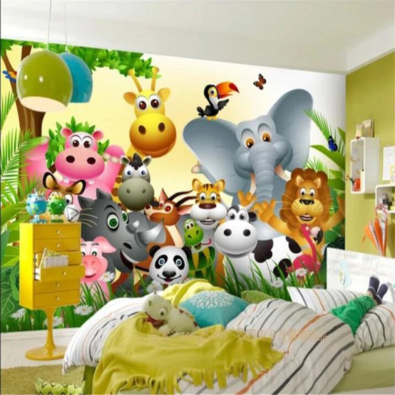 beibehang Wallpaper custom living room bedroom sofa lovely animal happy Jungle Room background wall decoration painting
beibehang Wallpaper custom living room bedroom sofa lovely animal happy Jungle Room background wall decoration painting