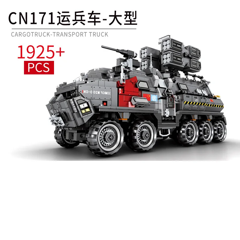 Legoing Military Tank Series Creators Bricks Movies THE WANDERING EARTH CN171 City Truck Transport Building Blocks Children Toys
Legoing Military Tank Series Creators Bricks Movies THE WANDERING EARTH CN171 City Truck Transport Building Blocks Children Toys