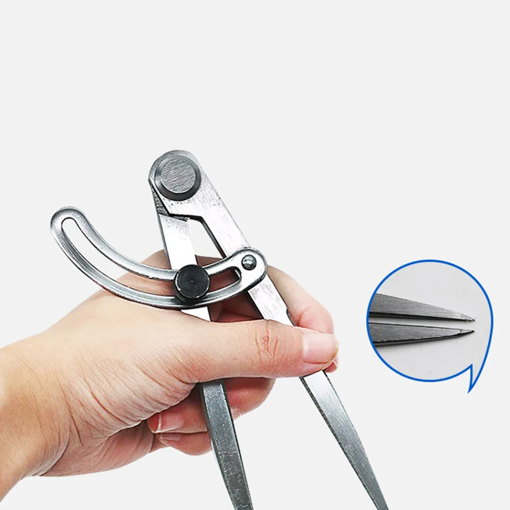 DIY Hand Tool Spacing Gauge Fitters Draw Compasses Wood Industry Classified Carbon Steel Head Edge Trimmer Edge Leather Tool
DIY Hand Tool Spacing Gauge Fitters Draw Compasses Wood Industry Classified Carbon Steel Head Edge Trimmer Edge Leather Tool