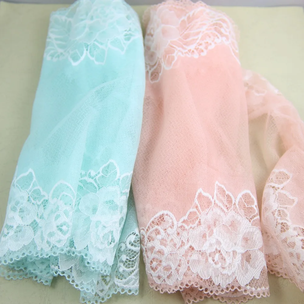 1 yards 24cm width Wedding Dress water green and water pink non-Elastic non-Stretch Lace trim sewing/garment/clothes accesories
1 yards 24cm width Wedding Dress water green and water pink non-Elastic non-Stretch Lace trim sewing/garment/clothes accesories