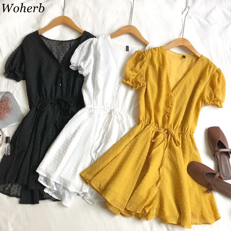 Woherb Sexy V-neck Jumpsuit Womens Rompers Solid Causal Short Sleeve Playsuit 2019 Summer Vintage Sweet Polka Dot Bodysuit 21835
Woherb Sexy V-neck Jumpsuit Womens Rompers Solid Causal Short Sleeve Playsuit 2019 Summer Vintage Sweet Polka Dot Bodysuit 21835