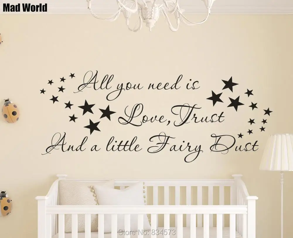 All you need is love trust and fairy dust 56 141w 47 119w 3