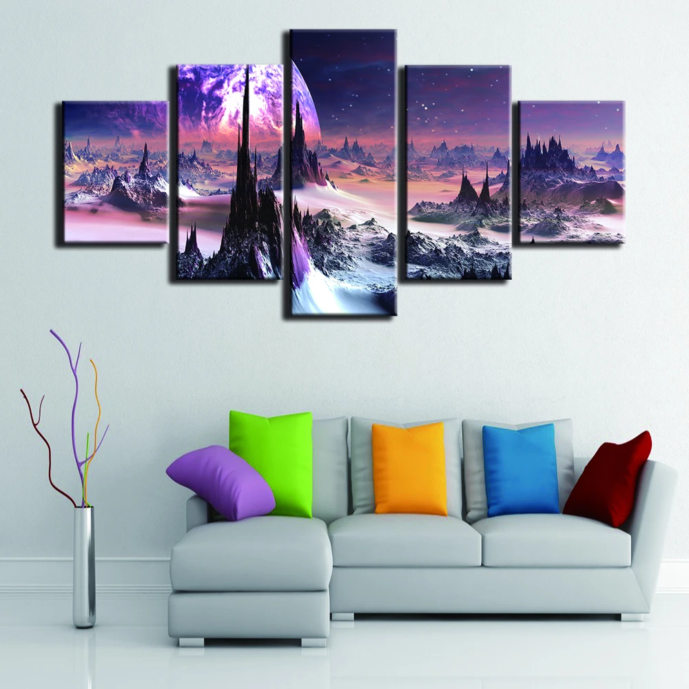 Wall Art Canvas Painting 5 Piece HD Print Painting Picture Poster Canvas Living Room Painting For Home Decor Landscape Artwork
Wall Art Canvas Painting 5 Piece HD Print Painting Picture Poster Canvas Living Room Painting For Home Decor Landscape Artwork