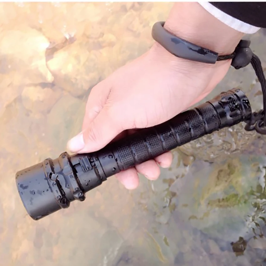 5*T6 Lamp Beads LED Diving Flashlight 80-100M Underwater Strong Light Long Shot Waterproof Torches Camping Riding Lanterna
5*T6 Lamp Beads LED Diving Flashlight 80-100M Underwater Strong Light Long Shot Waterproof Torches Camping Riding Lanterna