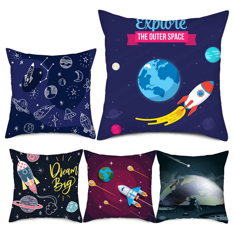 Fuwatacchi Space Pillow Cover Universe Sun Planet Pillow Cushion Covers Custom Decorative Pillow Cover Spaceship Home Decoration
Fuwatacchi Space Pillow Cover Universe Sun Planet Pillow Cushion Covers Custom Decorative Pillow Cover Spaceship Home Decoration