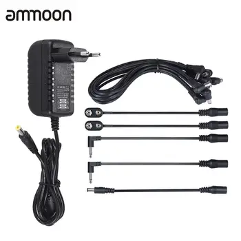 Power Supply Adapter 9V DC 2000mA for Guitar Bass Effect with 8 Way Daisy Chain Splitter Lead Chord Cable Battery Clip Converter
Power Supply Adapter 9V DC 2000mA for Guitar Bass Effect with 8 Way Daisy Chain Splitter Lead Chord Cable Battery Clip Converter