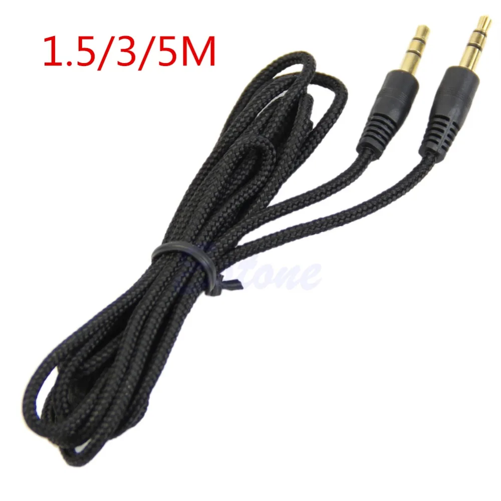 OOTDTY 3.5mm Car Aux Auxiliary Cord Male To Male Stereo Audio Cable For iPhone iPod MP3-m15
OOTDTY 3.5mm Car Aux Auxiliary Cord Male To Male Stereo Audio Cable For iPhone iPod MP3-m15