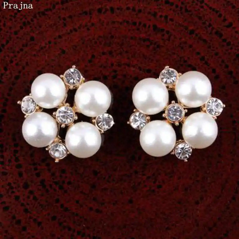 Prajna 10PCS 20-22mm Flower Shape Rhinestone Button Flatback Sew On Metal Pearl Diamond Crystal Rhinestone For Clothing Accessor
Prajna 10PCS 20-22mm Flower Shape Rhinestone Button Flatback Sew On Metal Pearl Diamond Crystal Rhinestone For Clothing Accessor