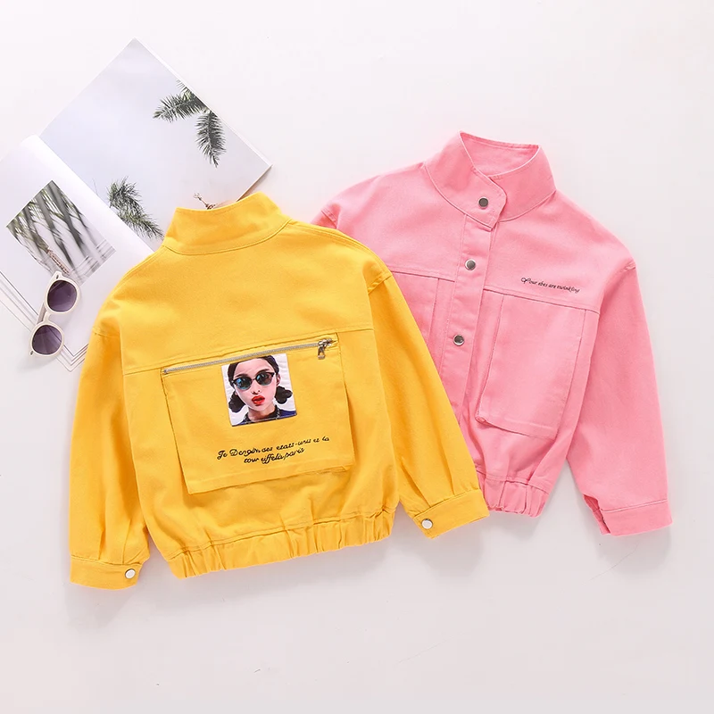 Korean Girls coat 4-13 years old Candy color fashion sweet cotton jacket Large pocket single-breasted embroidered beauty label
Korean Girls coat 4-13 years old Candy color fashion sweet cotton jacket Large pocket single-breasted embroidered beauty label