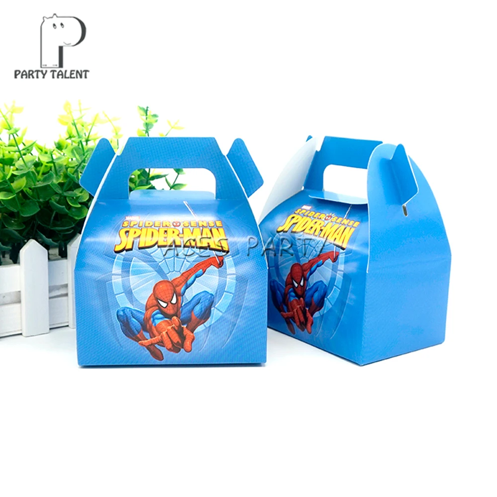 8pcs/lot Candy Box Cake Box for Kids Hero Spiderman Theme Party Baby Shower Birthday Party Decoration Party Favor Supplies
8pcs/lot Candy Box Cake Box for Kids Hero Spiderman Theme Party Baby Shower Birthday Party Decoration Party Favor Supplies