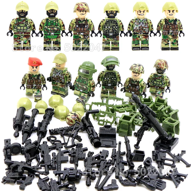 Military Figures Alpha Force Series Building Blocks Russia Special Army Mini Weapons Super Soldier Gift For Boy With Legoinglys
Military Figures Alpha Force Series Building Blocks Russia Special Army Mini Weapons Super Soldier Gift For Boy With Legoinglys