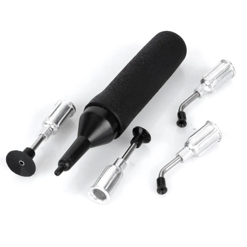 IC Chip Vacuum Pen 4 Suction Heads Set for Electronics DIY SMD Picker Pickup Tool Rubber Vacuum Suction Pad Vacuum Pump Pen Set
IC Chip Vacuum Pen 4 Suction Heads Set for Electronics DIY SMD Picker Pickup Tool Rubber Vacuum Suction Pad Vacuum Pump Pen Set