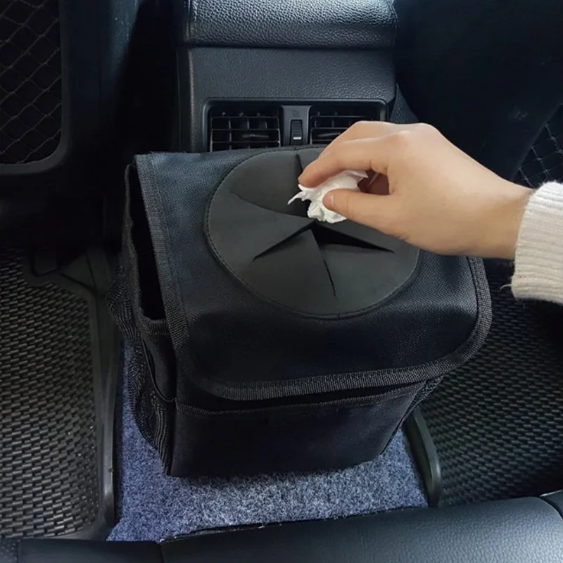 Car Trash Can with Lid and Storage Pockets 22*14*23cm Auto Organizer Seat Back Rubbish Waste Bag for Travel Camping Kids
Car Trash Can with Lid and Storage Pockets 22*14*23cm Auto Organizer Seat Back Rubbish Waste Bag for Travel Camping Kids