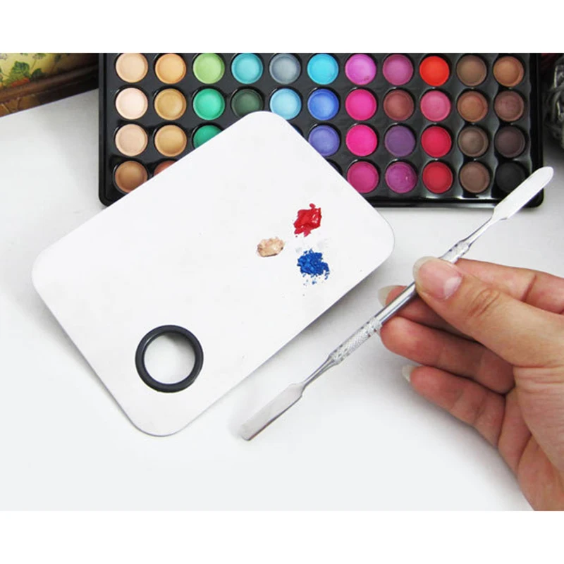 Manicure Tools Makeup Palette Including Rod Stainless Steel Universal Cutter Manicure Nail Art Pallets with Spatula Sets
Manicure Tools Makeup Palette Including Rod Stainless Steel Universal Cutter Manicure Nail Art Pallets with Spatula Sets