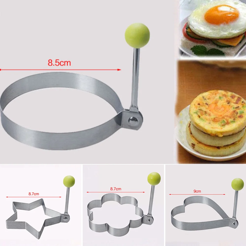 Stainless Steel Fried Egg Shaper egg Pancake Ring Mould Mold Kitchen Cooking Tools
Stainless Steel Fried Egg Shaper egg Pancake Ring Mould Mold Kitchen Cooking Tools