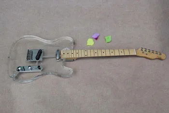 Free shipping factory TOP Quality new STYLE TELE crystal clear acrylic electric guitar tele guitar -6-4 
Free shipping factory TOP Quality new STYLE TELE crystal clear acrylic electric guitar tele guitar -6-4