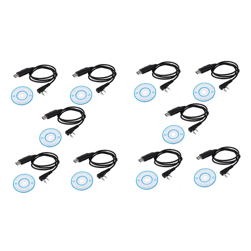 Lot 10pcs USB Programming Write Frequency Line Cable For Baofeng UV5R UV-5R 888S Retevis RT5R H777 Kenwood Radio Walkie Talkie
Lot 10pcs USB Programming Write Frequency Line Cable For Baofeng UV5R UV-5R 888S Retevis RT5R H777 Kenwood Radio Walkie Talkie