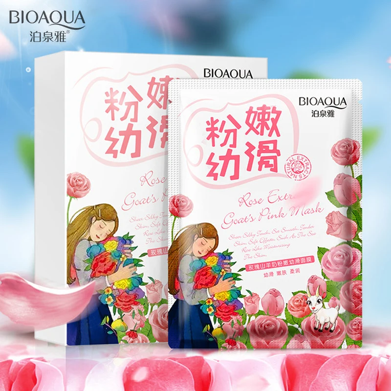 10 pcs BIOAQUA Red Rose Silk Face Mask Acne Treatment Whitening Moisturizing Shrink Pores Remove Blackhead Facial Skin Set
10 pcs BIOAQUA Red Rose Silk Face Mask Acne Treatment Whitening Moisturizing Shrink Pores Remove Blackhead Facial Skin Set