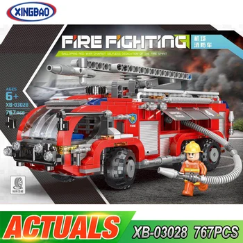 New XINGBAO 03028 City Toys Series The Airport Fire Truck Set Blocks Bricks Building Educational Toys Model Gift Funny Assembled
New XINGBAO 03028 City Toys Series The Airport Fire Truck Set Blocks Bricks Building Educational Toys Model Gift Funny Assembled