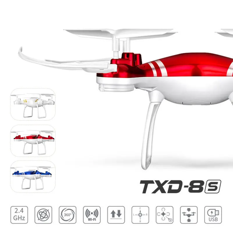 

UAV Aircraft Quadcopter Drone 4 Channel 2.4GHz 6-Axis Gyro KY101 Headless Mode LED Lighting One Key Take Off Exquisite