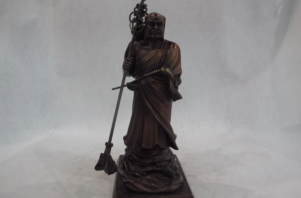 11 Chinese Buddhism Bronze Monk Arhat Sit Damo Bodhidharma Dharma Buddha Statue
11 Chinese Buddhism Bronze Monk Arhat Sit Damo Bodhidharma Dharma Buddha Statue