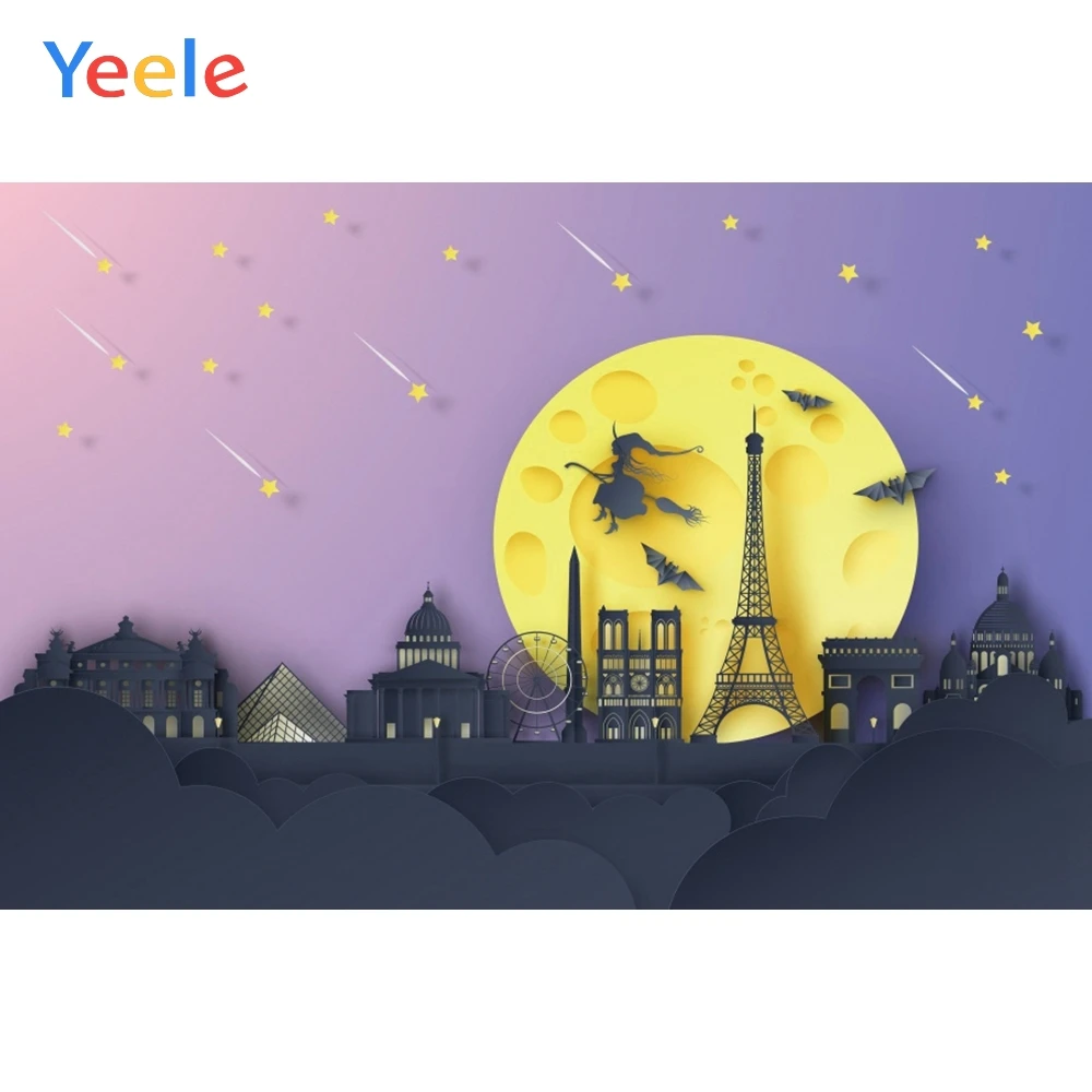 Yeele Halloween Night Moon Witch Castle Meteor Bat Photography Backgrounds Customized Photographic Backdrops for Photo Studio
Yeele Halloween Night Moon Witch Castle Meteor Bat Photography Backgrounds Customized Photographic Backdrops for Photo Studio