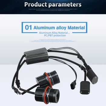 2Pcs 40W Silver Angel Eye For BMW Halo Ring Marker Light Bulbs Fit E39 E60 E61 E87 2028
2Pcs 40W Silver Angel Eye For BMW Halo Ring Marker Light Bulbs Fit E39 E60 E61 E87 2028