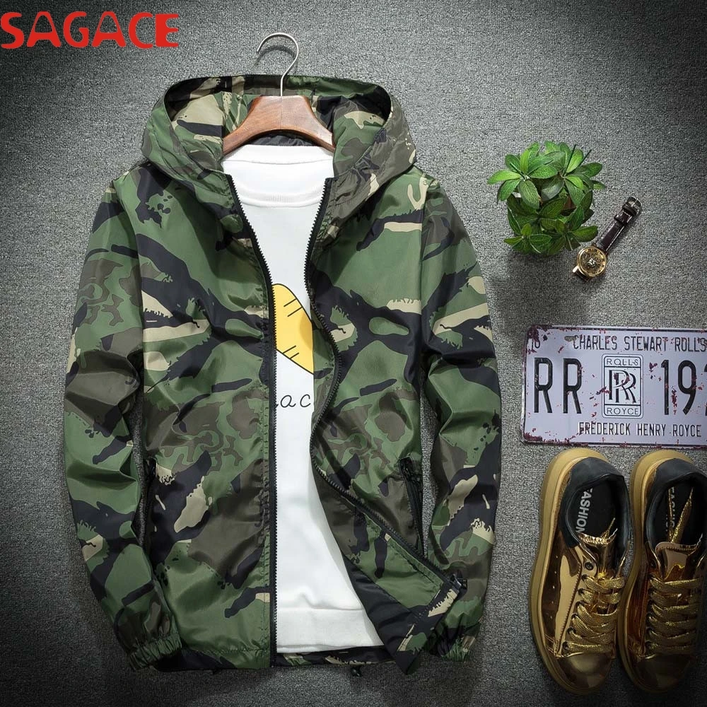 SAGACE Jacket plus size 7XL Men Camouflage Jackets Autumn Windproof Sportswear Coat Zipper Jacket Winter Jacket chaqueta hombre
SAGACE Jacket plus size 7XL Men Camouflage Jackets Autumn Windproof Sportswear Coat Zipper Jacket Winter Jacket chaqueta hombre