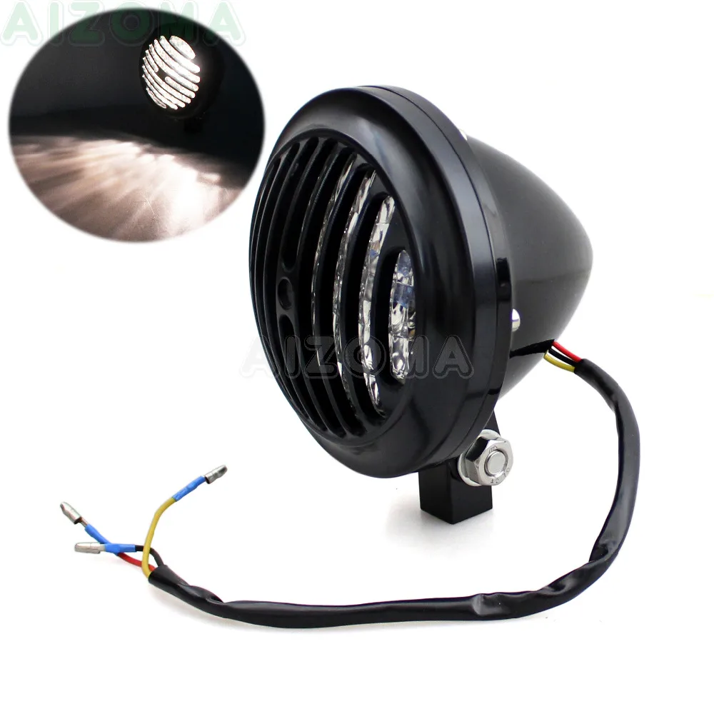 H4 Bulbs Vintage Headlight Aluminum Bar Mount Headlamp 12v 35w Head Lights For Harley Sportster xl 883 1200 Custom SuperLow Iron
H4 Bulbs Vintage Headlight Aluminum Bar Mount Headlamp 12v 35w Head Lights For Harley Sportster xl 883 1200 Custom SuperLow Iron