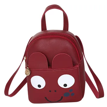 Cartoon Pattern Fashion Ladies Small Backpack Soft PU Leather Multi-Zipper Bags Solid Color With Cell Phone Pockets Travel Bags
Cartoon Pattern Fashion Ladies Small Backpack Soft PU Leather Multi-Zipper Bags Solid Color With Cell Phone Pockets Travel Bags