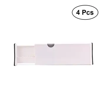 4Pcs Creative Retractable Drawer Divider Multi-Purpose Adjustable Drawers Partition Board for Home and Kitchen
4Pcs Creative Retractable Drawer Divider Multi-Purpose Adjustable Drawers Partition Board for Home and Kitchen