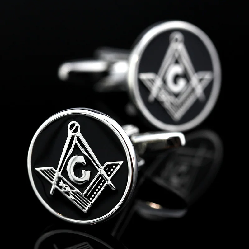 MeMolissa Retro Masonic Icon Design Cufflinks Silver with Black Round Cufflinks Mature Men Shirt Sleeve Cuff Button Abotoadura
MeMolissa Retro Masonic Icon Design Cufflinks Silver with Black Round Cufflinks Mature Men Shirt Sleeve Cuff Button Abotoadura