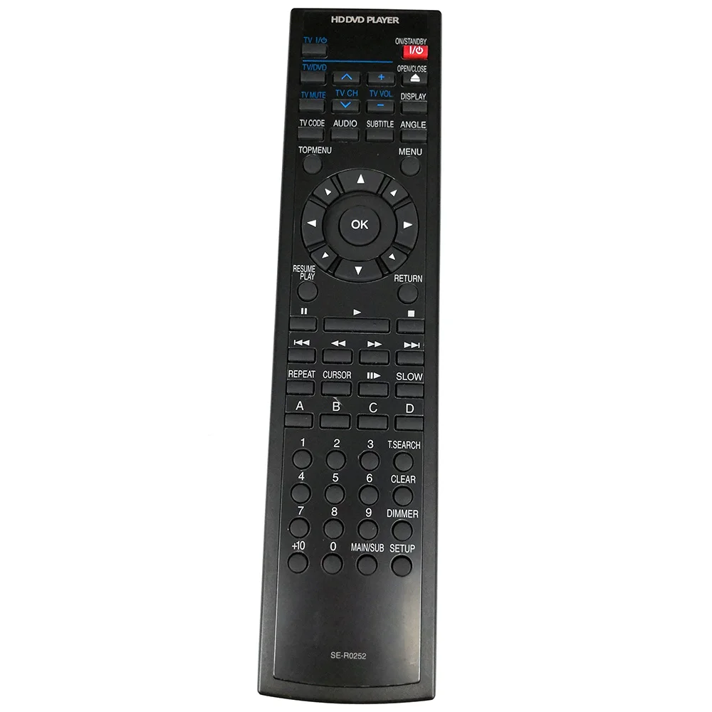 SE-R0252 новый оригинальный для Toshiba HD DVD плеер HD-A2 A20 A35 HDA2KU пульт дистанционного управления Fernbedienung
SE-R0252 новый оригинальный для Toshiba HD DVD плеер HD-A2 A20 A35 HDA2KU пульт дистанционного управления Fernbedienung