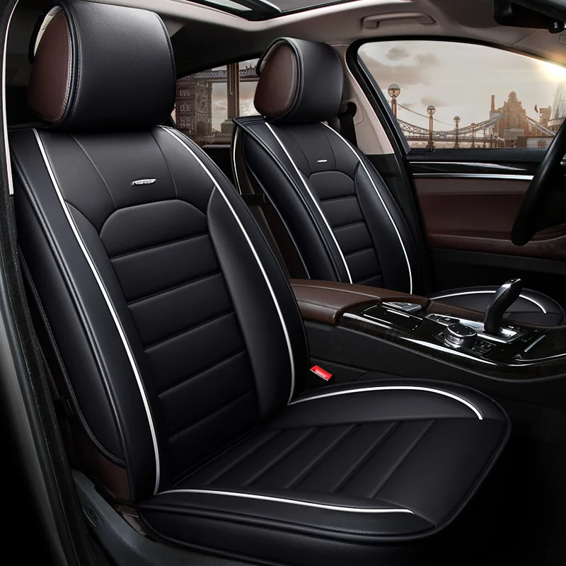 Чехлы для автомобильных сидений кожаные чехлы Skoda Octavia Fabia mazda универсальные