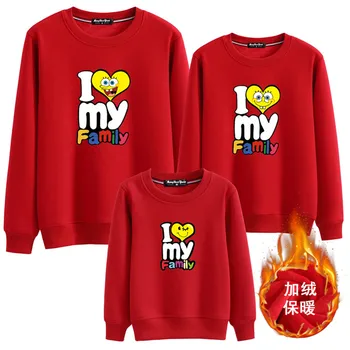 Spring Autumn Winter Family Matching Clothes Warm Cotton Family Look Mother Daughter Skirt Sweater Red Cartoon Sweater Sets
Spring Autumn Winter Family Matching Clothes Warm Cotton Family Look Mother Daughter Skirt Sweater Red Cartoon Sweater Sets