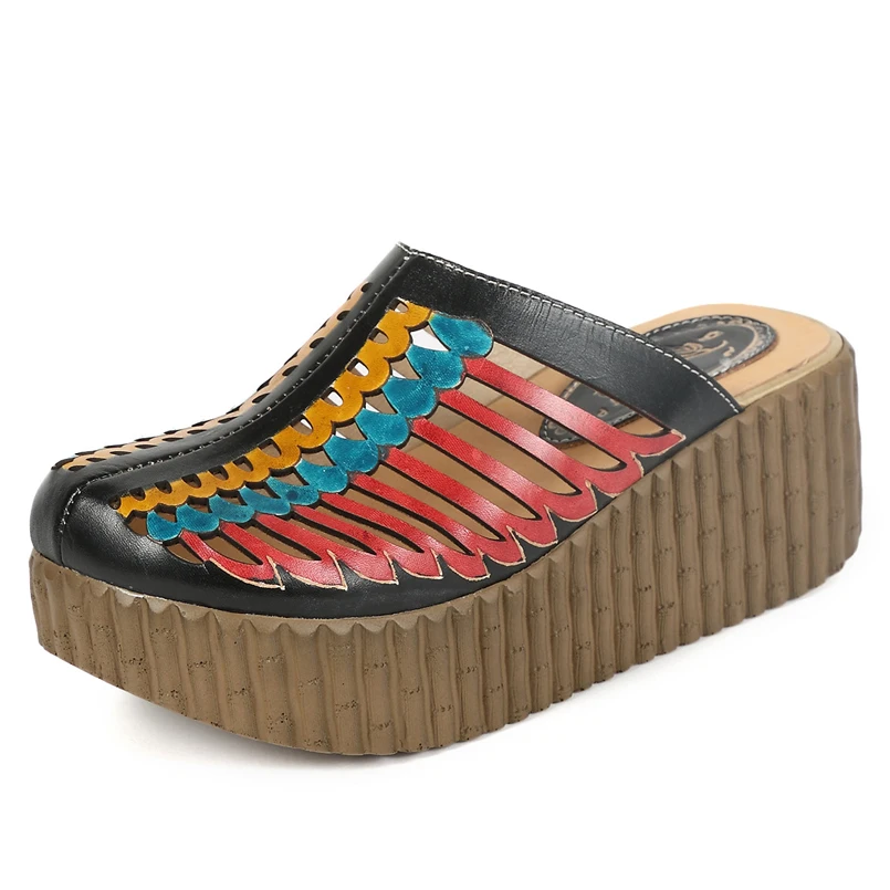 Women sandals flip flops beach slippers summer women leather shoes ethnic home wedges platform sandals women slippers size 35-40
Women sandals flip flops beach slippers summer women leather shoes ethnic home wedges platform sandals women slippers size 35-40