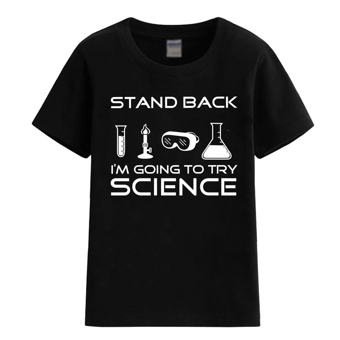 STAND BACK I'M GOING TO TRY SCIENCE 2018 child T-shirts for boys short sleeve cotton o-neck T-shirt for children baby clothes
STAND BACK I'M GOING TO TRY SCIENCE 2018 child T-shirts for boys short sleeve cotton o-neck T-shirt for children baby clothes