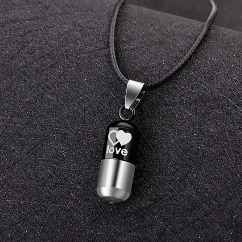 No chain!! i love you Perfume Bottle Pendant Steel Necklaces for Women/Men Pill Shape Pendant whitout chain
No chain!! i love you Perfume Bottle Pendant Steel Necklaces for Women/Men Pill Shape Pendant whitout chain