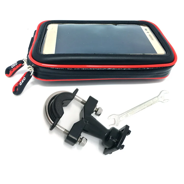 Waterproof Zipper Storage Phone Bag Mount Mobile Stand Motorcycle Bicycle Bike Scooter Handlebar Holder for iPhone 11 Pro GPS
Waterproof Zipper Storage Phone Bag Mount Mobile Stand Motorcycle Bicycle Bike Scooter Handlebar Holder for iPhone 11 Pro GPS