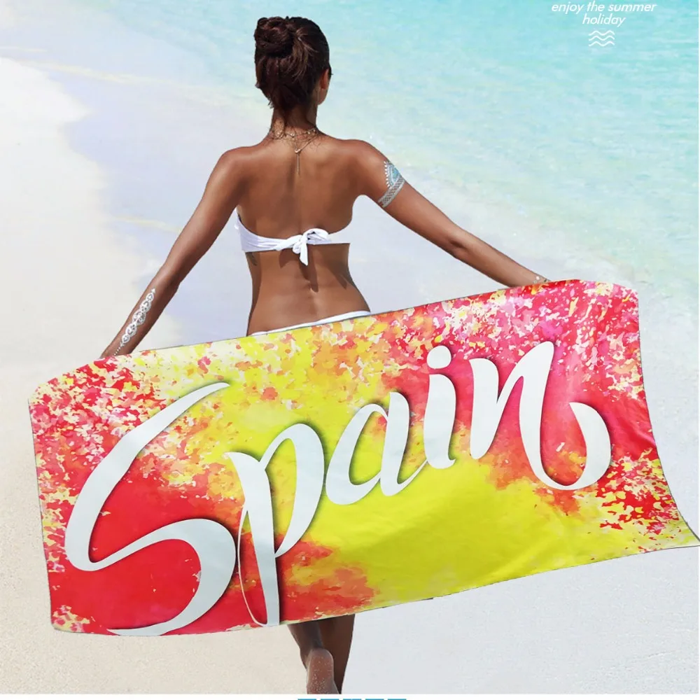 SPAIN National Team Sports Towel National Flag Towel Football Fans Towel Beach Cheering Towel Digital Printing Pareo
SPAIN National Team Sports Towel National Flag Towel Football Fans Towel Beach Cheering Towel Digital Printing Pareo
