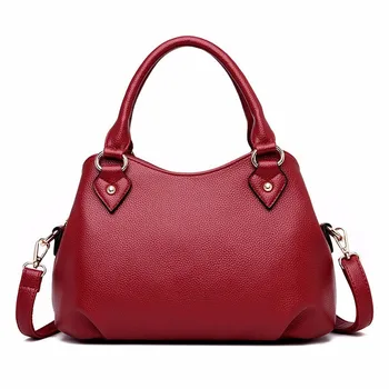 Women Leather Handbags High Quality 2019 Female Soft Leather Shoulder Bag Ladies Casual Tote Bag Vintage Sac A Main Women Bags
Women Leather Handbags High Quality 2019 Female Soft Leather Shoulder Bag Ladies Casual Tote Bag Vintage Sac A Main Women Bags