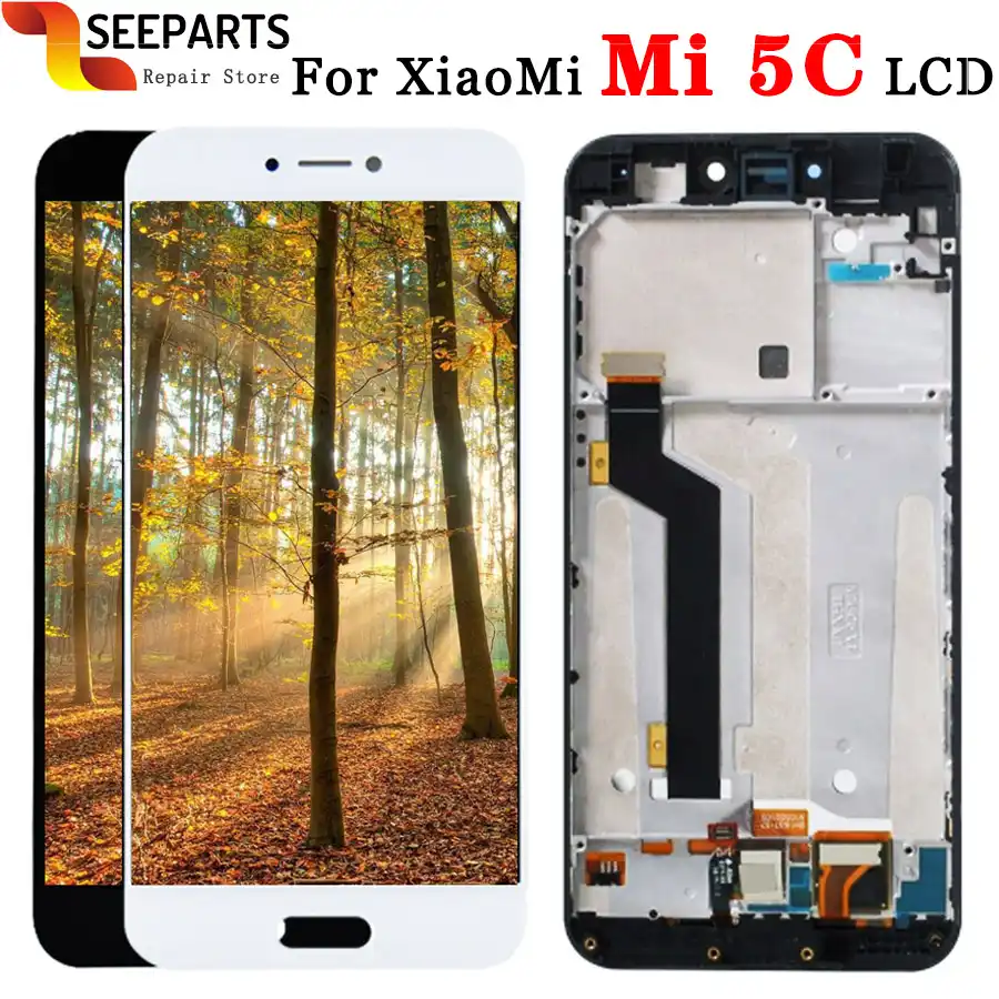 Xiaomi Mi 5c 5 C Mi 4c 液晶 Mi5c Lcd ディスプレイとデジタイザタッチスクリーンアセンブリ補修部品 5 15 インチアクセサリー Xiaomi Mi5c Mi4c 電話 Gooum