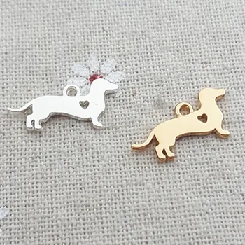 RONGQING 20pcs/lot 10*20MM Gold Silver Hollow Heart Dachshund Pet Dog Animal Charms for Jewelry Making DIY
RONGQING 20pcs/lot 10*20MM Gold Silver Hollow Heart Dachshund Pet Dog Animal Charms for Jewelry Making DIY