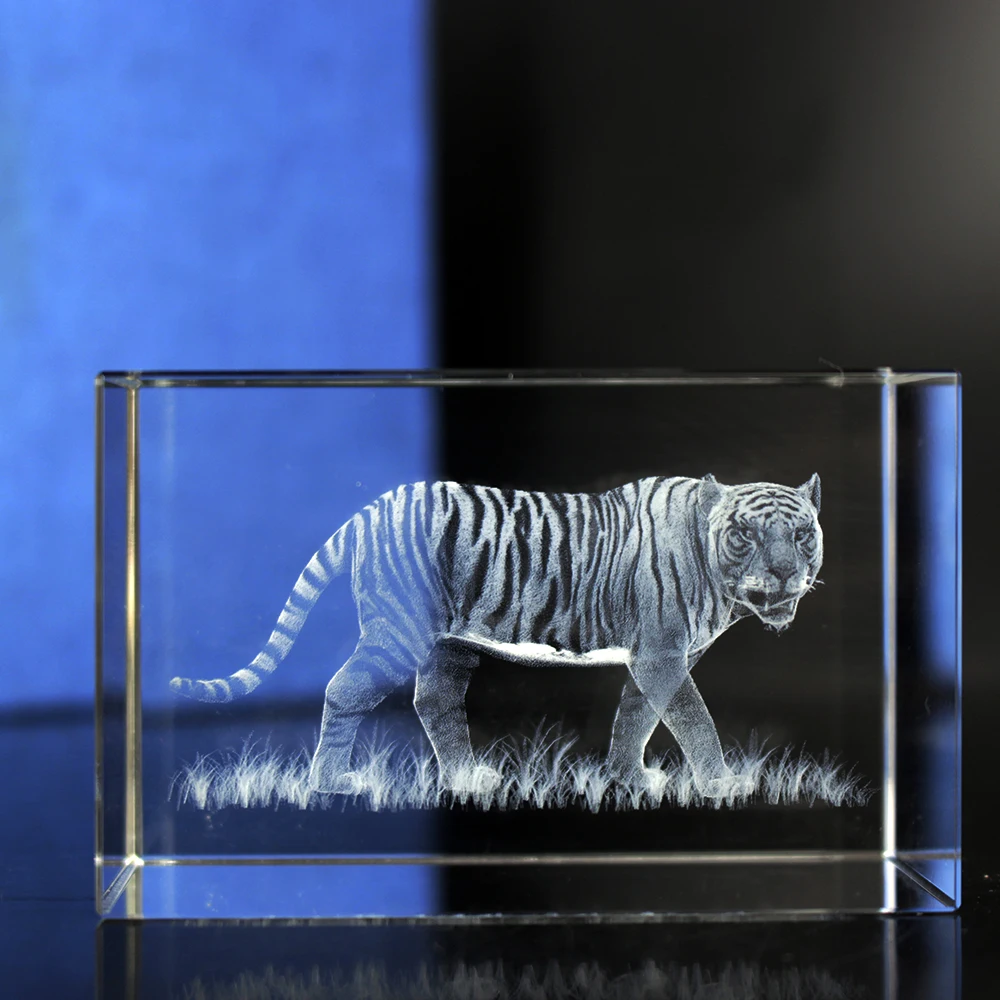 Amazing 3D Laser Tiger Animal Crystal Cube with LED Light base for Kid's Home Decoration Crafts Figurines Miniatures
Amazing 3D Laser Tiger Animal Crystal Cube with LED Light base for Kid's Home Decoration Crafts Figurines Miniatures