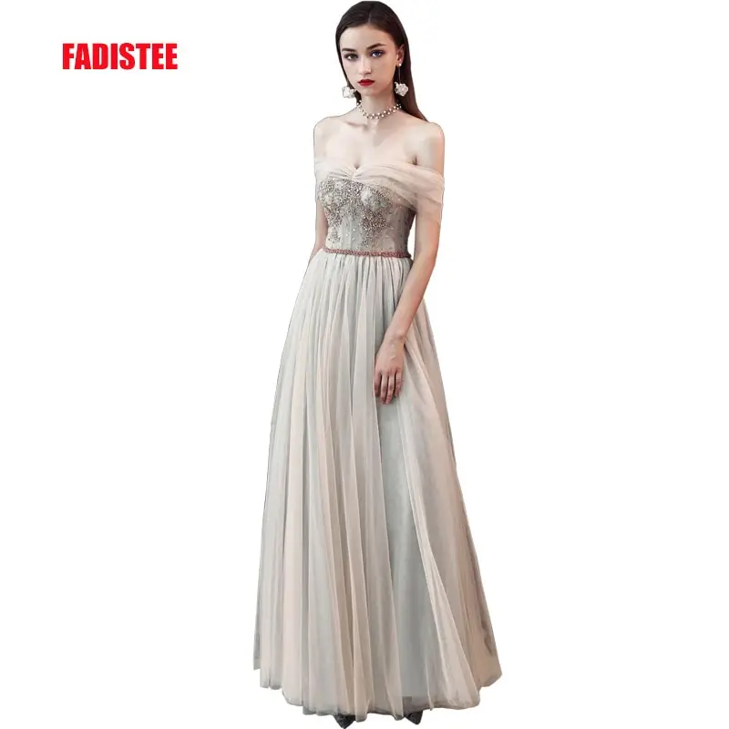 FADISTEE 2019 New arrival party dress evening dress Vestido de Festa sexy tulle A-line crystal prom gown simple new style
FADISTEE 2019 New arrival party dress evening dress Vestido de Festa sexy tulle A-line crystal prom gown simple new style