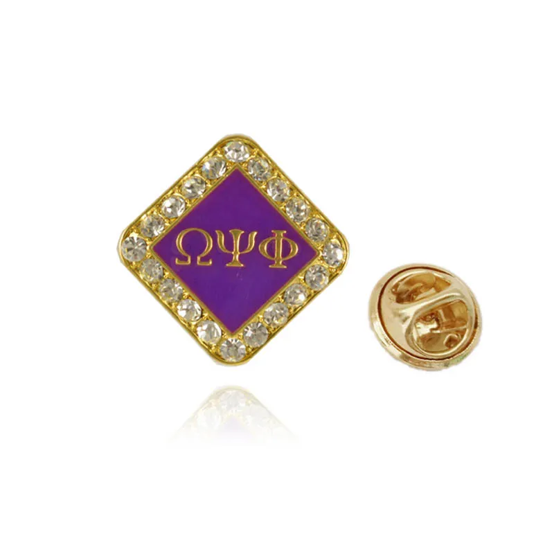New Omeg Psi Phi divine Fraternity Crystal Pin Jewelry
New Omeg Psi Phi divine Fraternity Crystal Pin Jewelry